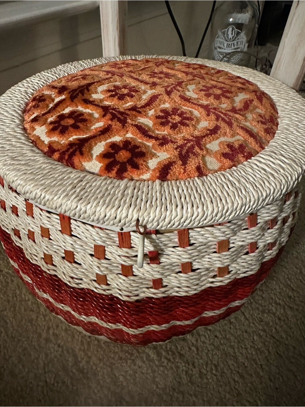 Vintage JCPenny sewing basket